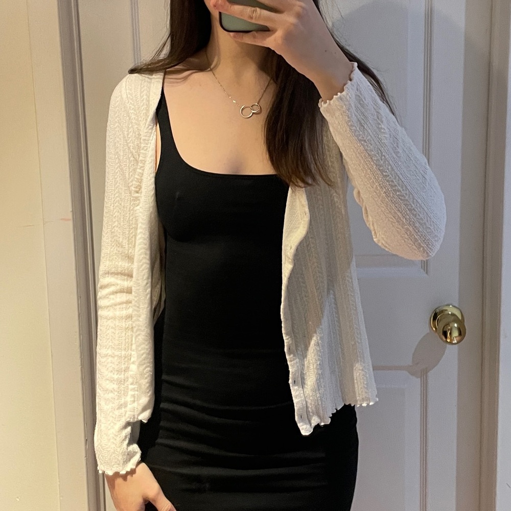 White Cardigan